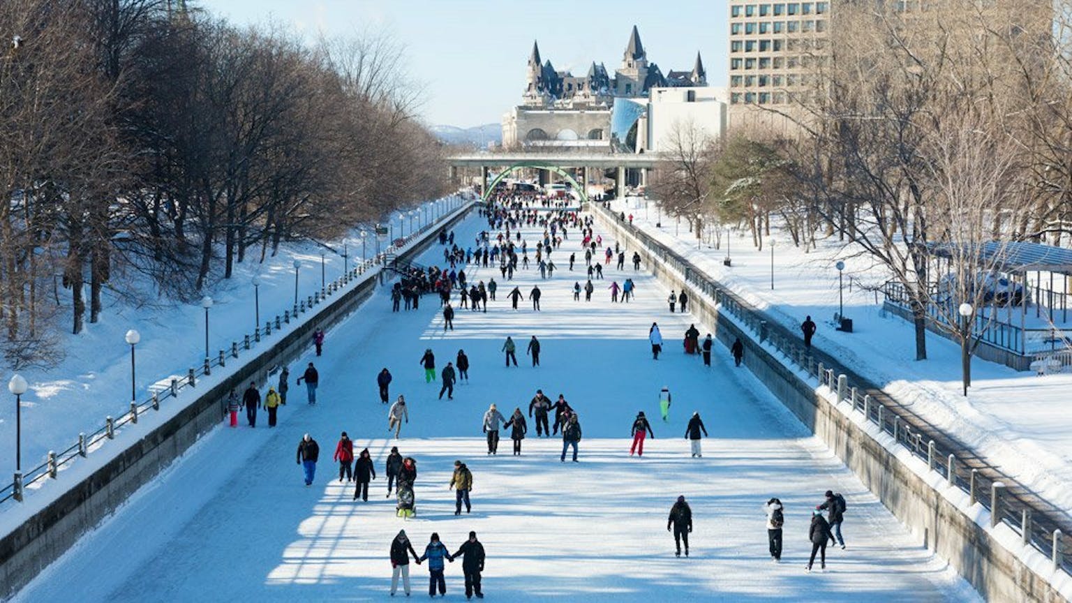 Ice rink Canal Rideau